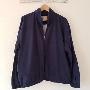 Eddie Bauer Navy Golf Windbreaker - Size L